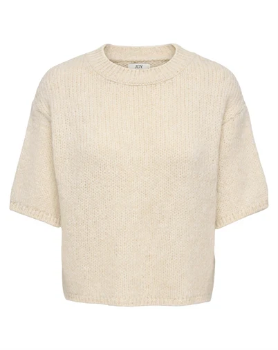 JDY - JDYDicte Pull O-Neck Strik - Birch 
